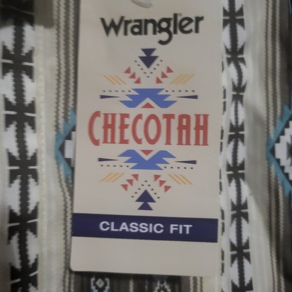 Wrangler Men's Checotah Western Snap Shirt - Picture 3 of 5